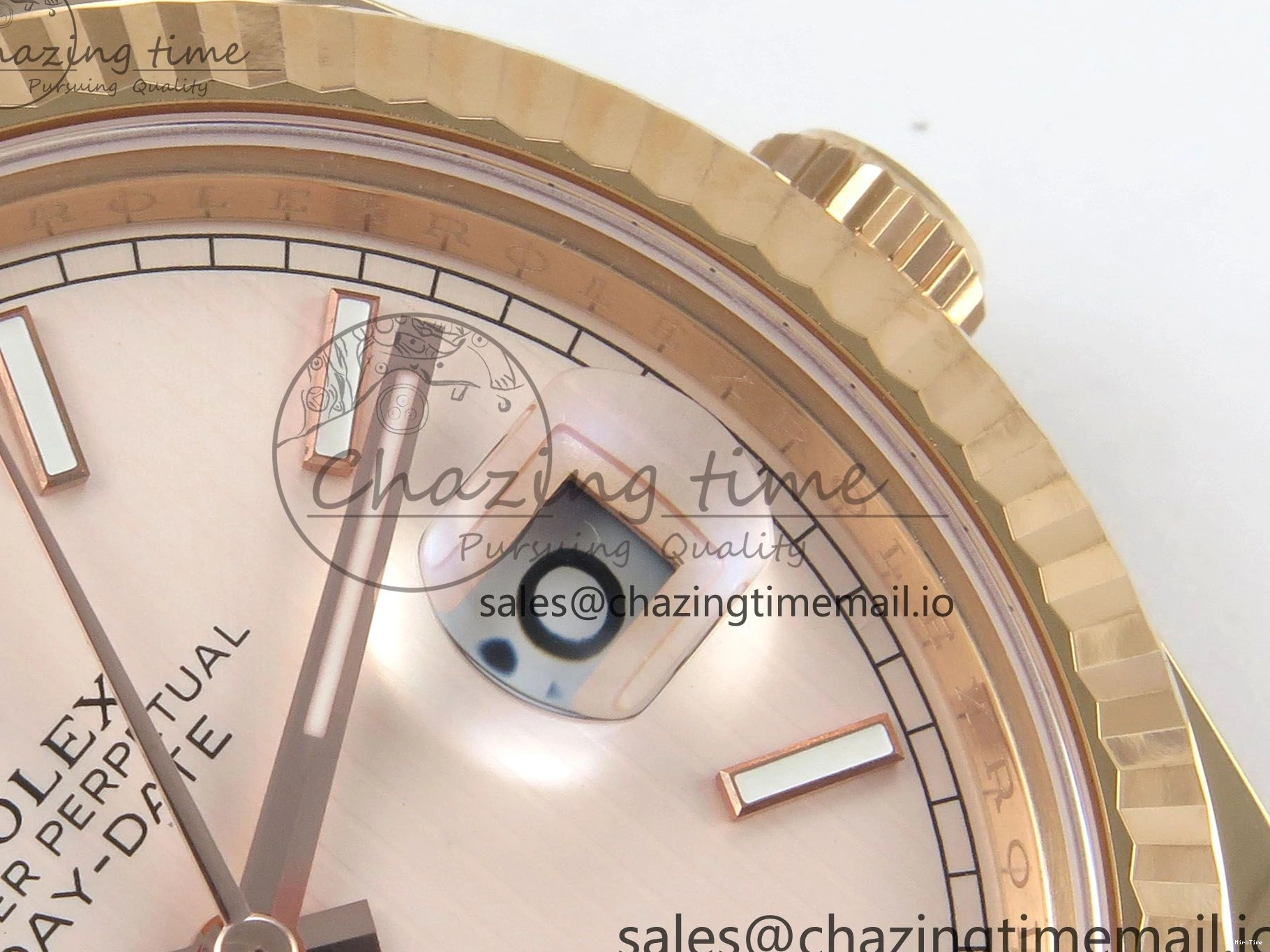 MiroTime 0113 Day Date 40 RG 228235 THBF 1:1 Best Edition RG Marker Dial on President Bracelet VR3255 V3 (Gain Weight) Seasonal 260